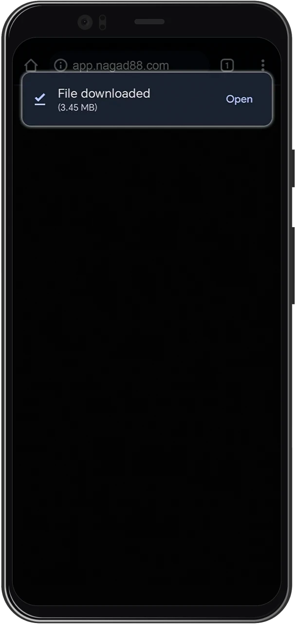 Finish the process of downloading the Nagad88 app.
